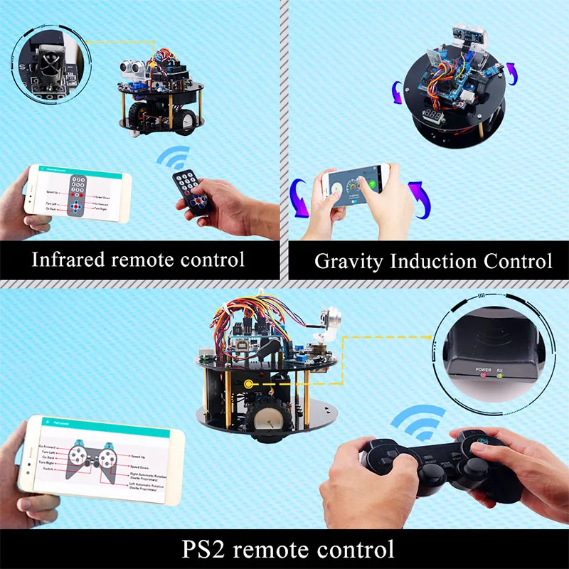 Робот Keywish для Arduino Project умный автомобиль стартовый набор с обучающим