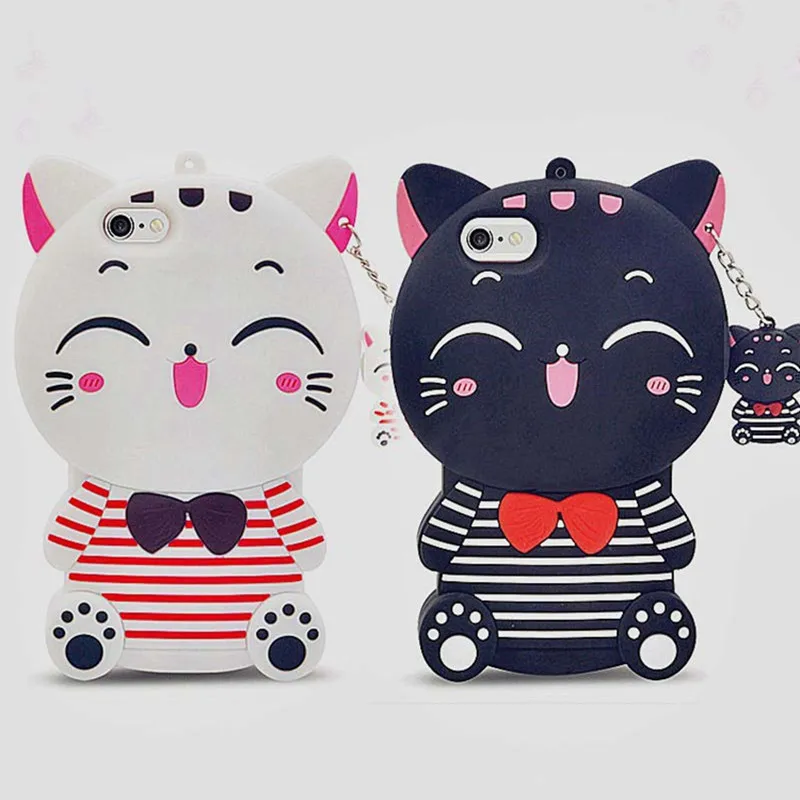 Для iPhone 6 6S 7 8 P плюс кактус медведь кошка собака стежка бутылка Boys Tears мороженое