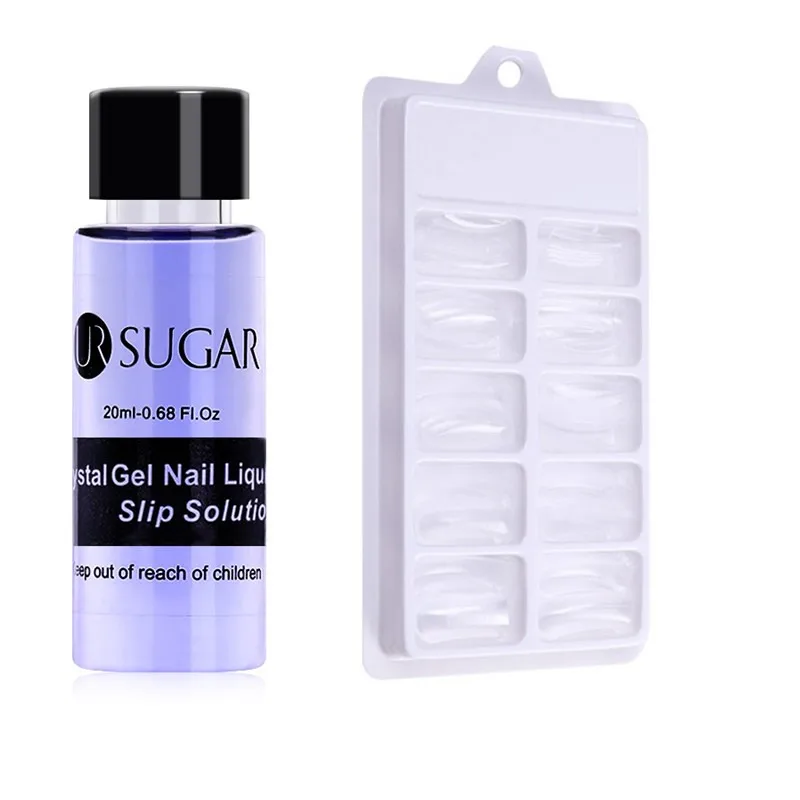 slip solution2 Ur Sugar 30 мл полигелевый удлинитель для пальцев, кристально-Желейный УФ светодиодный гель для ногтей, Твердый акриловый гель для дизайна ногтей - Цвет: slip solution2