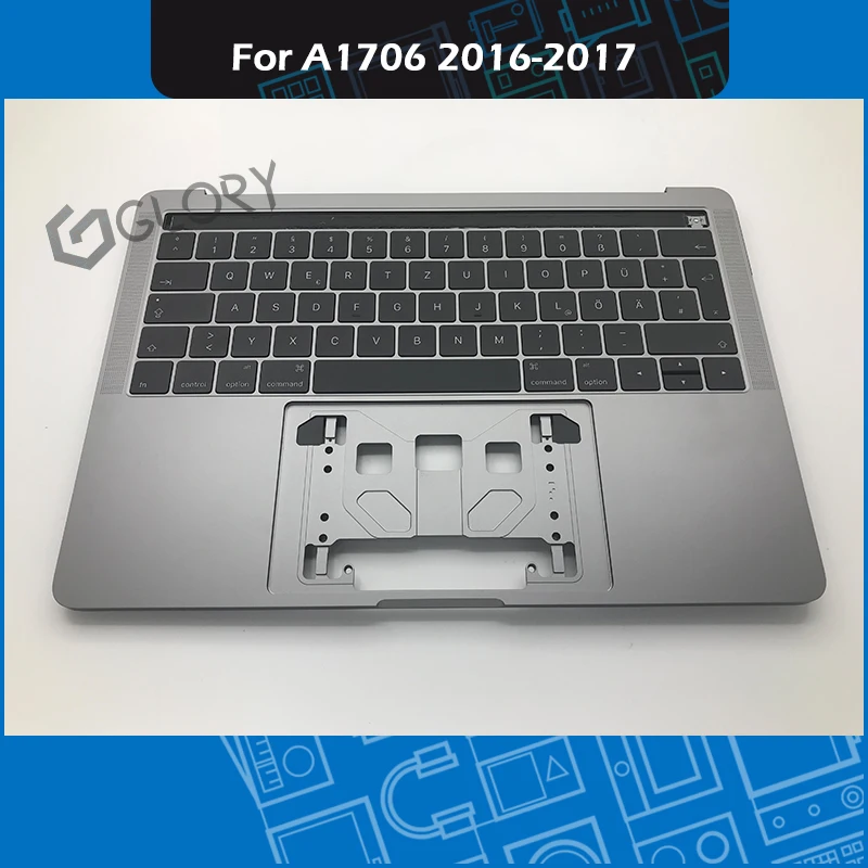 Ноутбук A1706 верхний корпус с немецкой клавиатурой для MacBook Pro 13 дюймов Retina Touch Bar Space