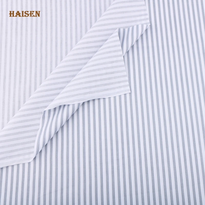 

Haisen, Printed stripe Twill Cotton Fabric,100*160cm For Textile Cloth DIY Quilting Sewing Baby&Children's Sheet Pillow Material
