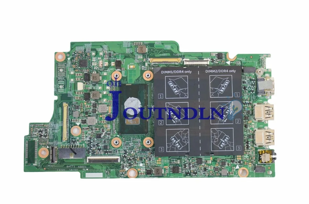Материнская плата JOUTNDLN для ноутбука Dell Inspiron 5578 5368 5378 P380W 0P380W CN-0P380W DDR4 W/ i7-7500U CPU |