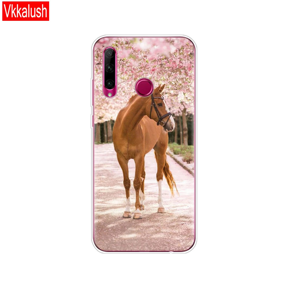 80012 Honor 10i чехол Honor 10i HRY-LX1T чехол Силиконовый ТПУ задняя крышка чехол для телефона для huawei Honor 10i Honor10i 10 I 6,21 дюймов - Цвет: 80012