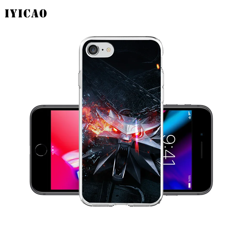 IYICAO Ведьмак 3 игра Мягкий силиконовый чехол для телефона iPhone X XR XS MAX 6 6s 7 8 Plus 5 5S SE