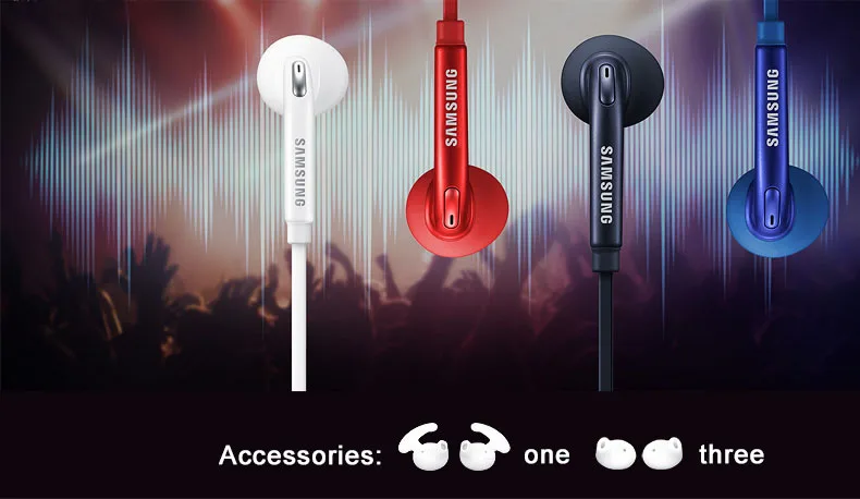 Проводные наушники samsung EG920L 3,5 мм с mic1.2 m, стерео спортивные наушники-вкладыши для samsung s8 S9Plus, поддержка официальной проверки