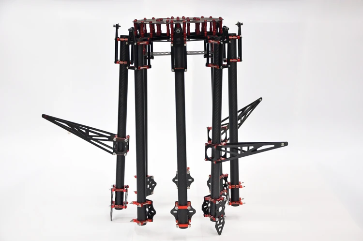 Большой Профессиональный 25 миллиметровый октокоптер/Квадрокоптер из чистого