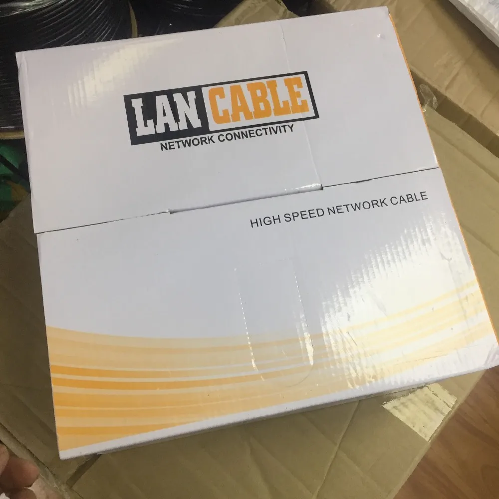 Ethernet RJ45 CCA кабельная катушка сети LAN сплошной UTP CAT5e серый 100 м для cctv ip poe камеры nvr системы