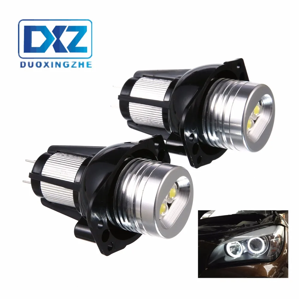 DXZ 2PCS 2*6W 12W LED Marker Angel Eyes 6000K 450LM for BMW E90 E91 Serie 3 325i 328i 335i | Автомобили и мотоциклы