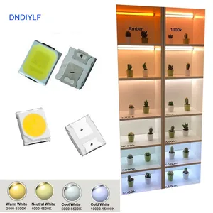 100 шт. 3В 60ма 0,2 Вт SMD 2835 Светодиодный бисер 20-25лм белыйтеплый белый S светодиодный чип DC3.0-3.6V светодиодный светильник светодиодный знак