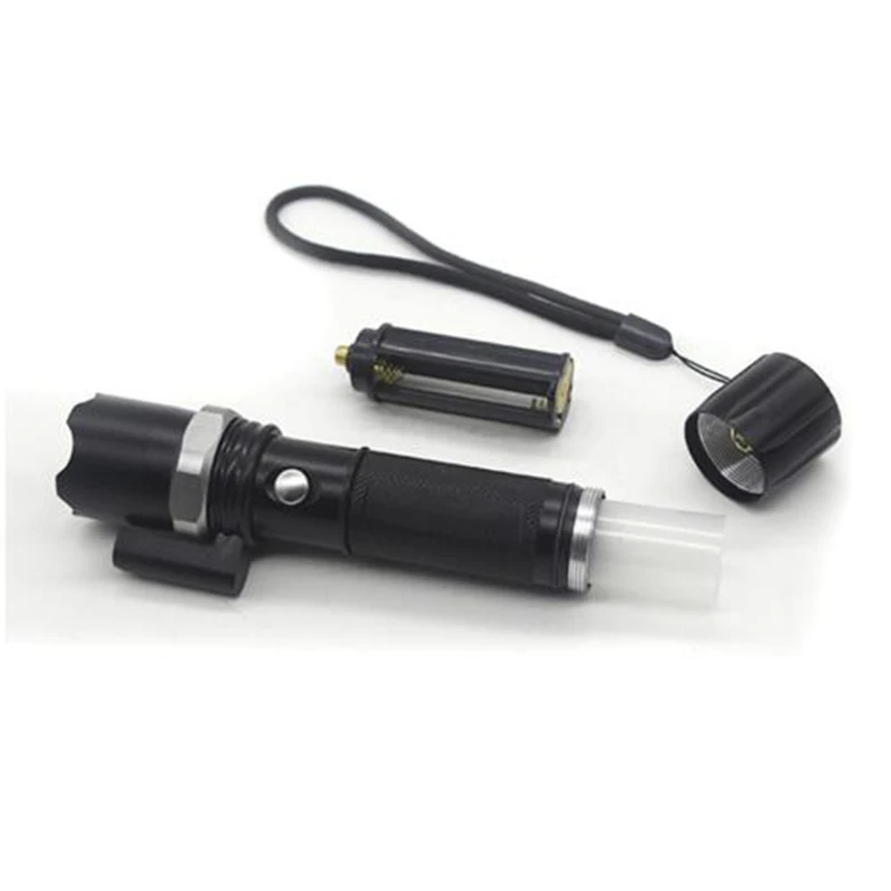 Мощная красная лазерная указка + Cree XML Q5 2000LM светодиодный фонарик полицейский