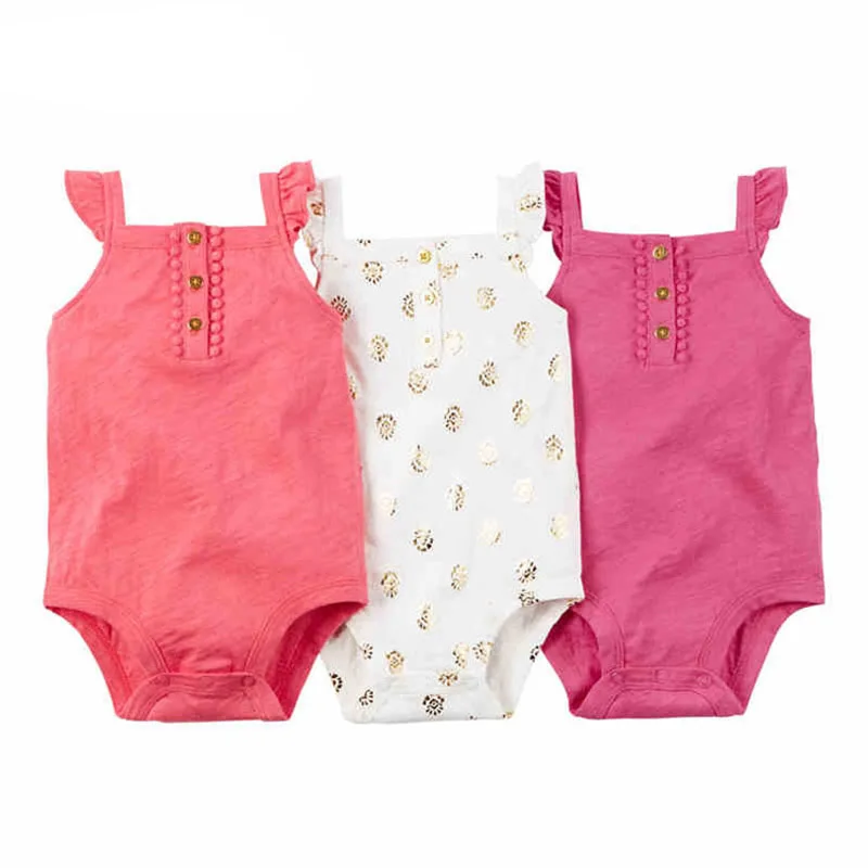 3 шт. детское хлопковое боди без рукавов на возраст 6 24 месяца|bebe bodysuit|bodysuit summerbodysuit