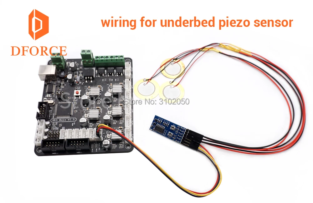 Прецизионный пьезо Z-probe Kit Z-probe для 3D-принтеров революционный авто-кровать levering сенсор DFORCE
