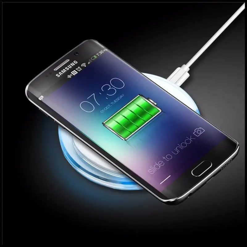 Беспроводное зарядное устройство для Samsung Galaxy S7 Edge S6 Note7 аксессуары зарядного