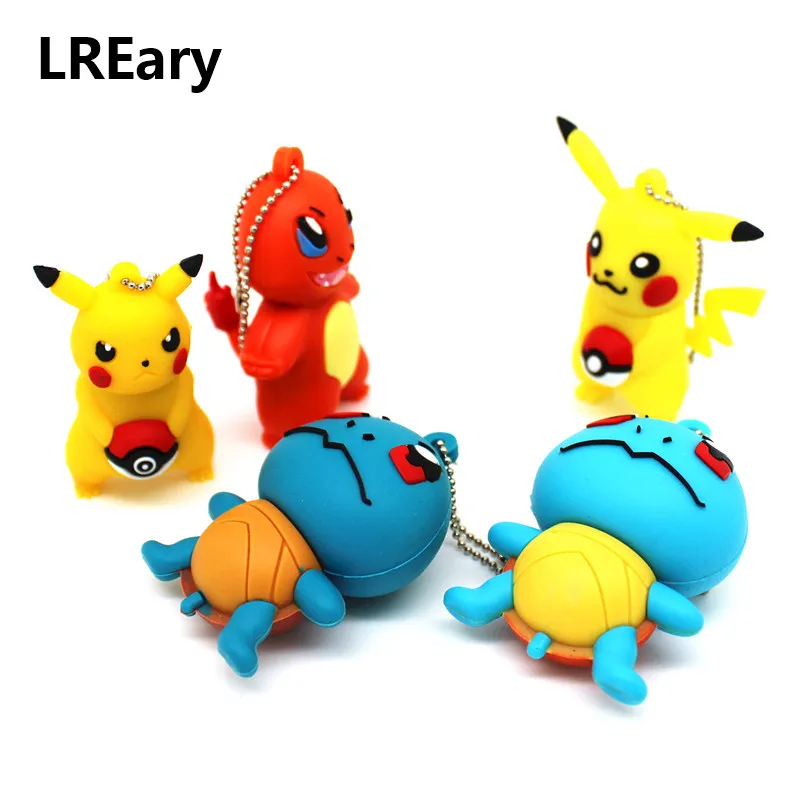 Мультфильм Покемон монстр флэш накопитель usb Squirtle Chelonia Charmander memory stick pendrive