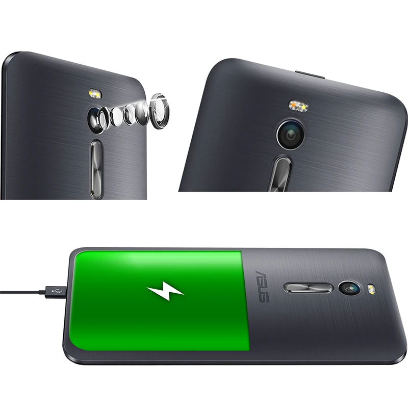 ASUS ZenFone 2 ZE551ML 4 г LTE мобильные телефоны Intel 1 8 ГГц/2 3 ГГц ГБ 16 ГБ/32 ГБ/64 5 дюймов 13MP