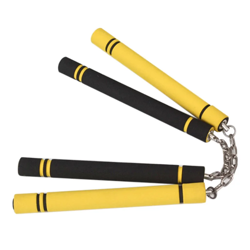 Цепь кунг фу Nunchakus боевые искусства пена для безопасности губка двойная дужка из