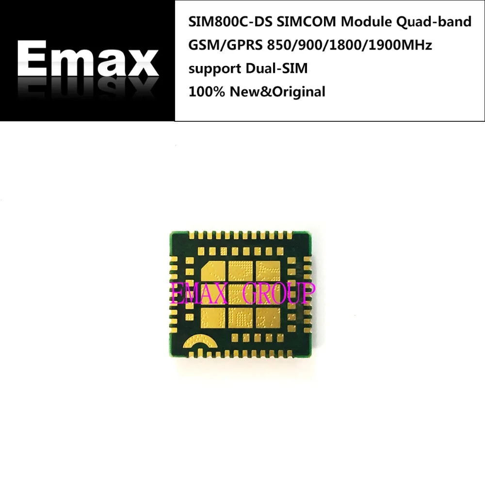 SIM800C-DS Simcom 2G 100% Новинка &amp Оригинал Натуральная компонентов GSM/GPRS Встроенный
