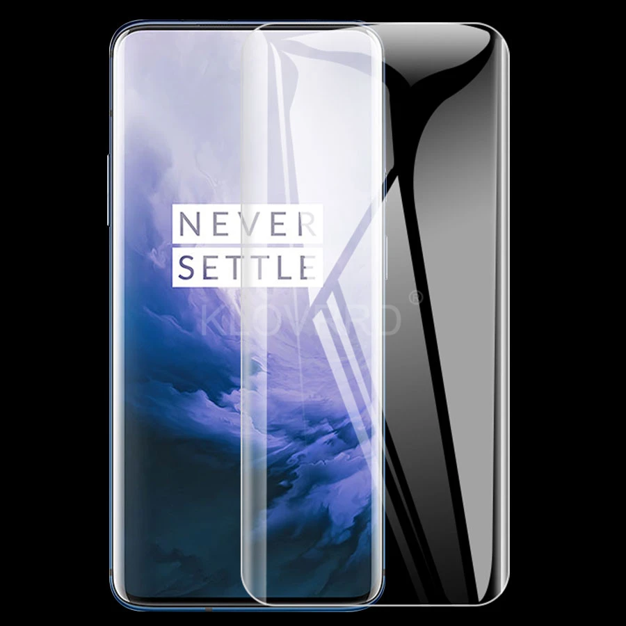 Для Oneplus 7 Pro мягкая полная клейкая Обложка Защита для экрана Гидрогелевая пленка