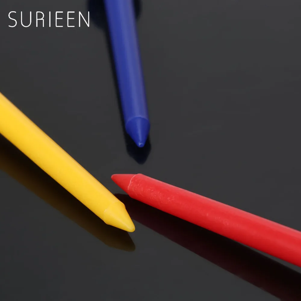 SURIEEN 100 шт./лот + 70 мм 2 3/4 дюйма разноцветные пластиковые Гольфы с наконечником