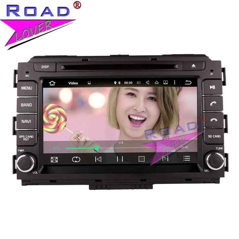 Roadlover Android 9 0 автомобильный мультимедийный DVD плеер радио для KIA Carnival Sedona 2015 стерео
