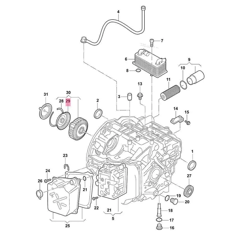 0DE DQ380 FORVW FOR Audi DSG Gearbox Clutch Pack Front Oil Seal Cover OE # 0DE301205A | Автомобили и мотоциклы