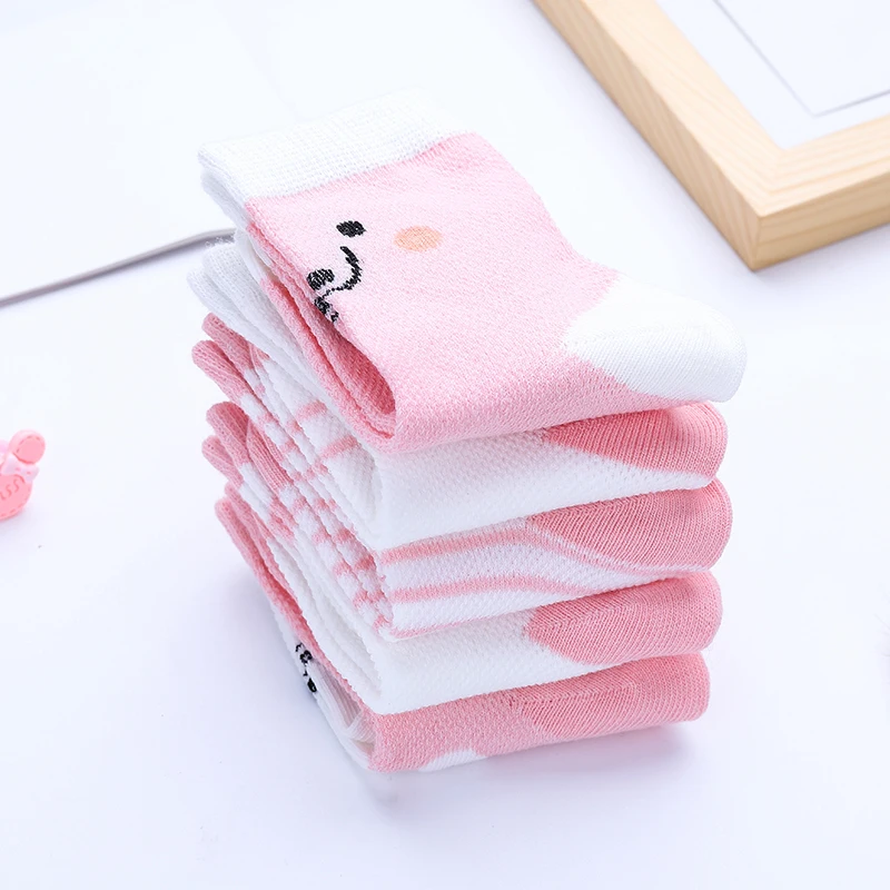 5 пар весна лето горячая распродажа милые носки с рисунками для малышей детские