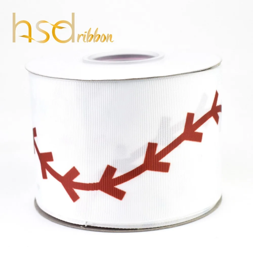 HSDRibbon Бесплатная доставка 3 &quot75 мм теплопередача печатных спортивных серий Grosgrain