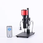 Промышленный электронный цифровой микроскоп, Full HD, 1080p, 16 Мп, HDMI, USB, мини-подставка, зум-объектив 150x с-образным креплением для ремонта печатных плат