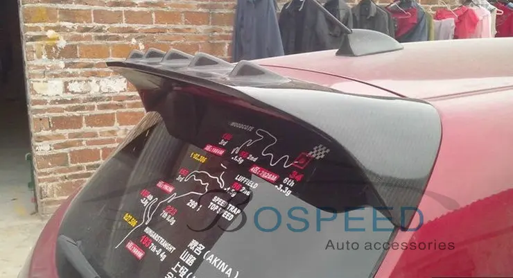 

stock for nissan Tiida 12 carbon fiber rear spoiler