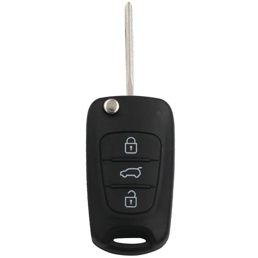 Флип 3 кнопки дистанционного ключа fob 433 МГц с ID46 чип для Kia Rio SeedPro Picanto Sportage