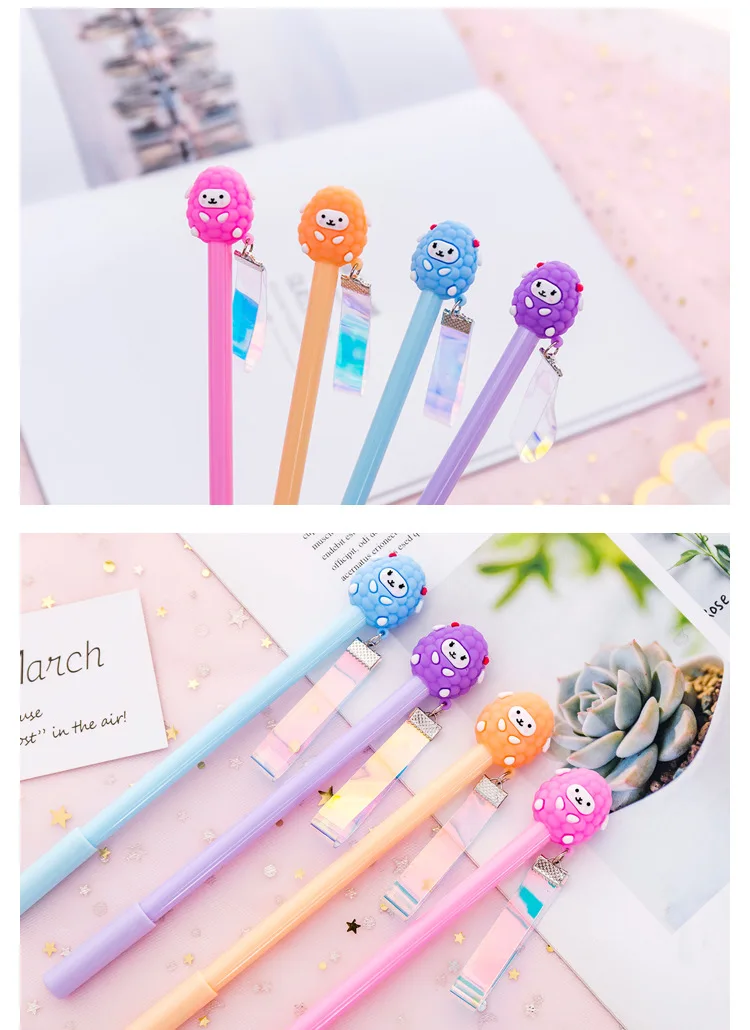 Креативная Милая панда гелевая ручка с единорогом Kawaii Рождественский мультфильм Школа Офис Стич вещь канцелярские принадлежности с аниме Материал Дети Классный Подарок