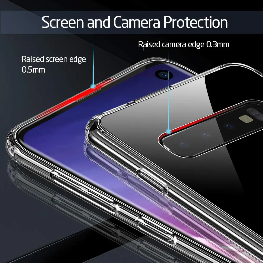 GKK Luxury Case for Samsung Galaxy S10 A50 Tempered Back Glass Soft TPU Frame Cover Plus Coque Fundas |