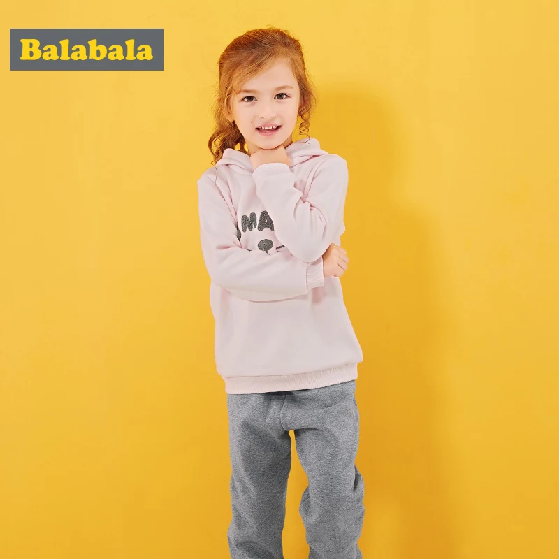 Balabala/комплект одежды для маленьких девочек костюмы малышей детская одежда