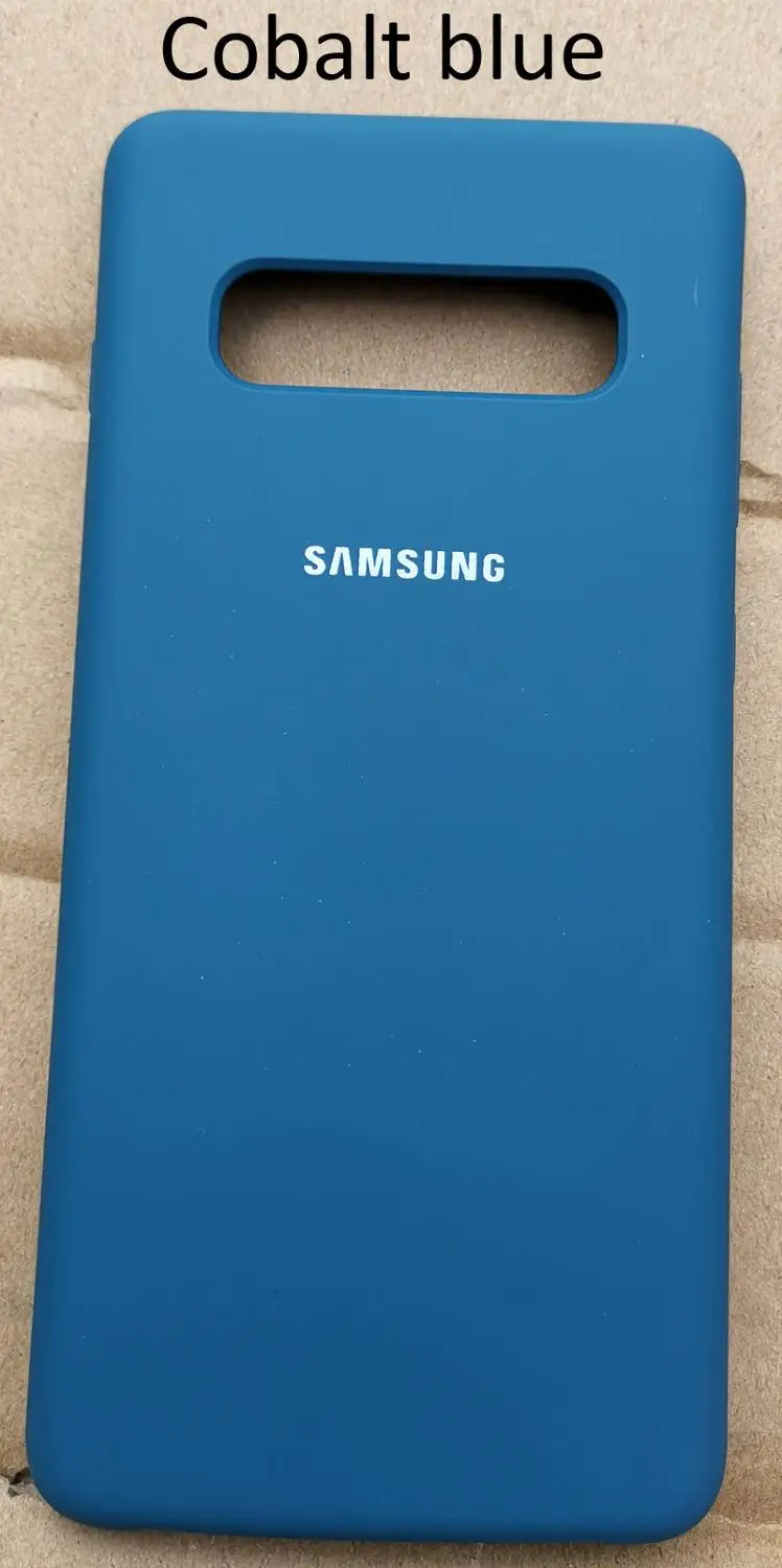 3 side coverd Жидкий силиконовый чехол для samsung Galaxy S10 Plus, мягкий гелевый резиновый чехол высокого качества - Цвет: 3 side coverd