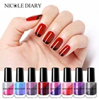Блестящий лак NICOLE DIARY, меняющий цвет при температуре, на водной основе