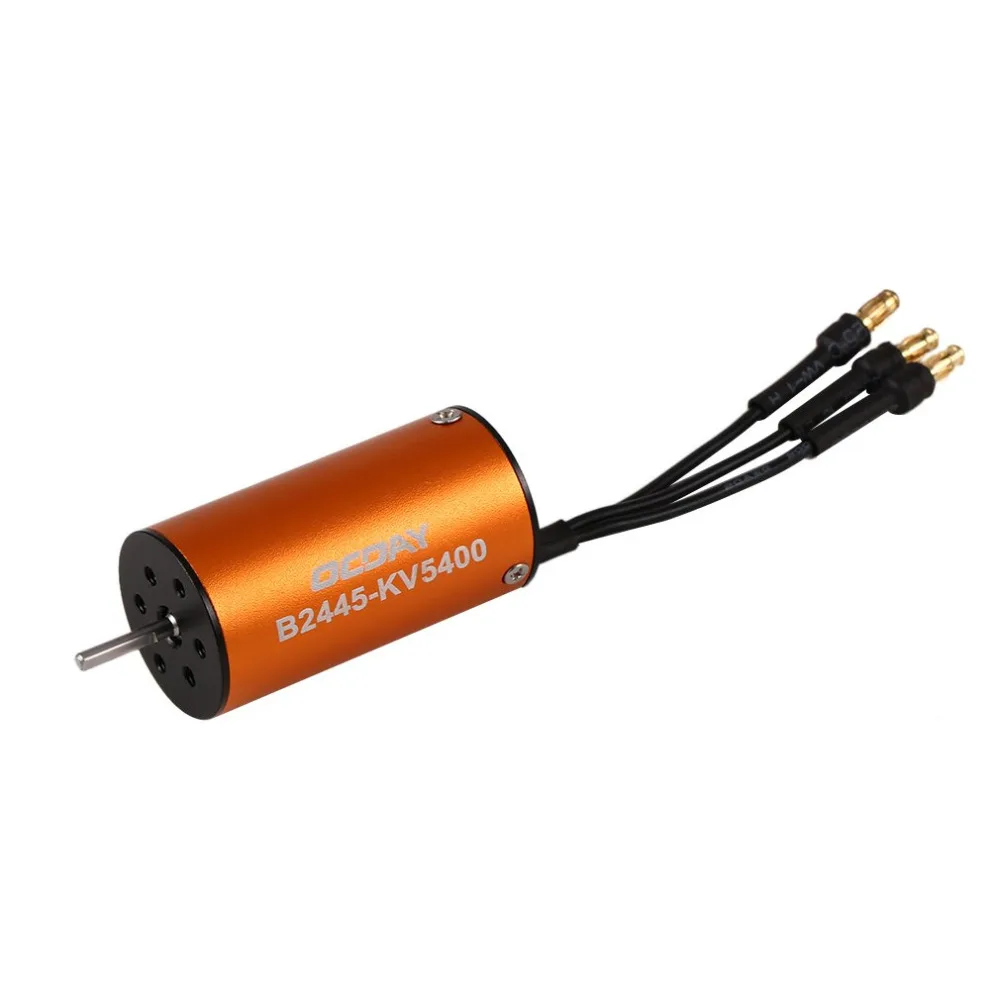 1 шт. ocday 2445 B2445 3000KV 3600KV 5400KV двигателя бессмысленно безщеточный Водонепроницаемый
