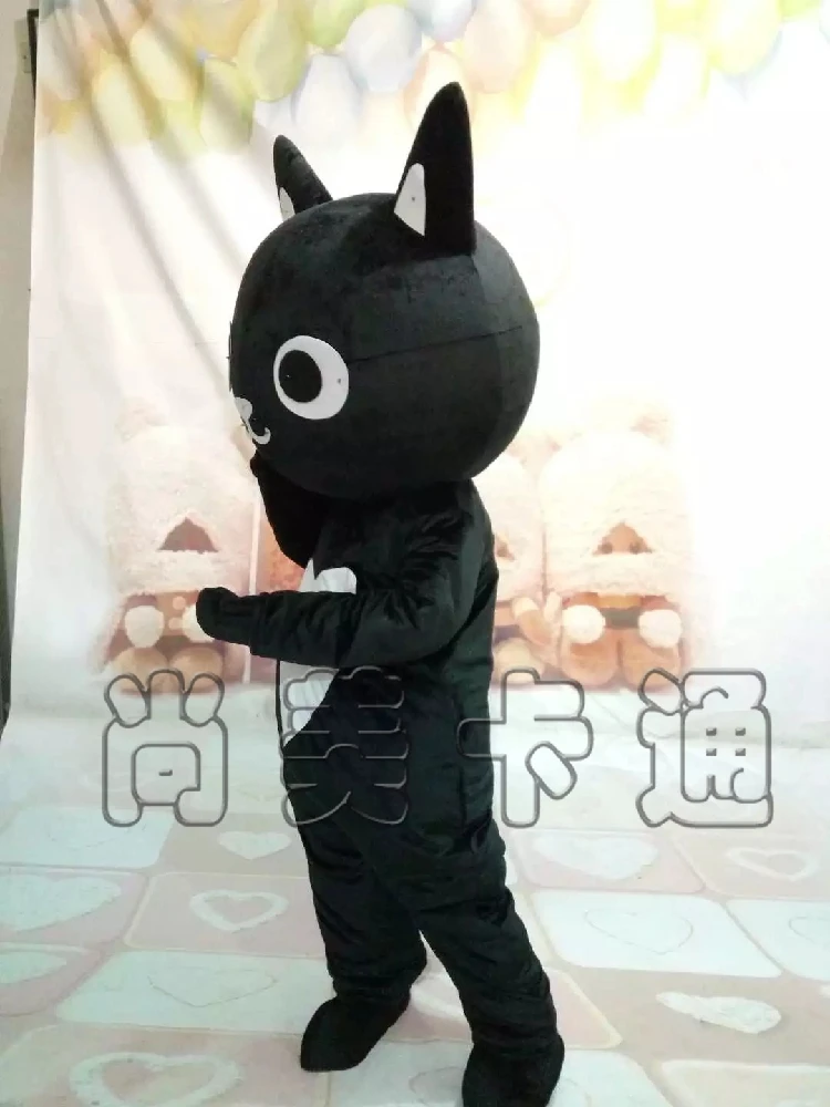 Костюм талисман в виде кошки Mascotte для взрослых смешной мультяшный персонаж