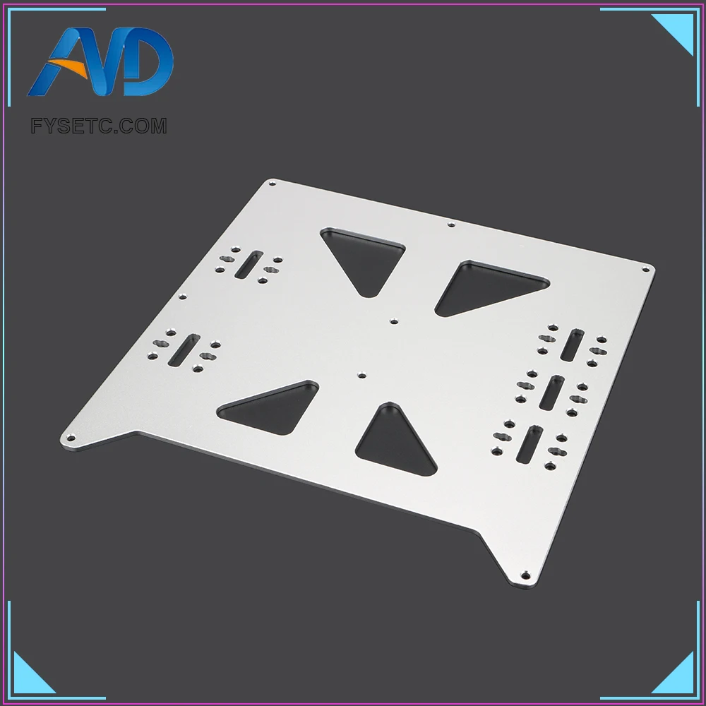 Aluminum Y Carriage Anodized Plate Upgrade V2 Prusa i3 Hot Bed Support For DIY 3D Printer parts | Компьютеры и офис