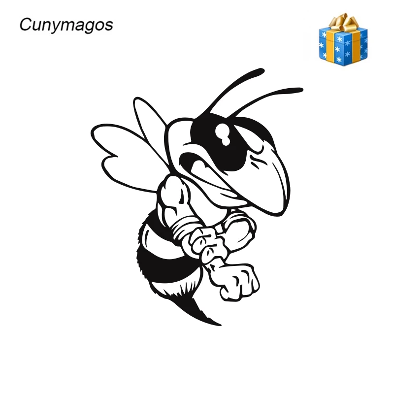 Cunymagos животного стайлинга автомобилей Забавный мультфильм атакующий пчелы