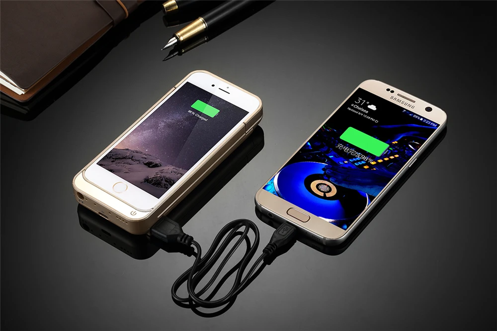 NTSPACE 4200 мАч портативный внешний аккумулятор чехол для iPhone 5 Внешний аккумулятор зарядное устройство чехол для iPhone 5S, se чехол для аккумулятора