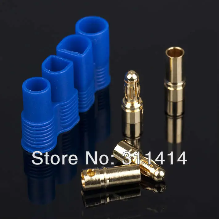 20 Pairs EC3 banana plug Female Male Bullet Connector With Housing For RC ESC LIPO Battery Motor + Free shipping Promotion | Игрушки и