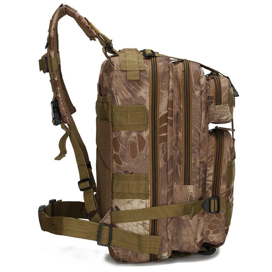 Походный рюкзак для отдыха на природе черный 30L рюкзаки мужчин и женщин военная