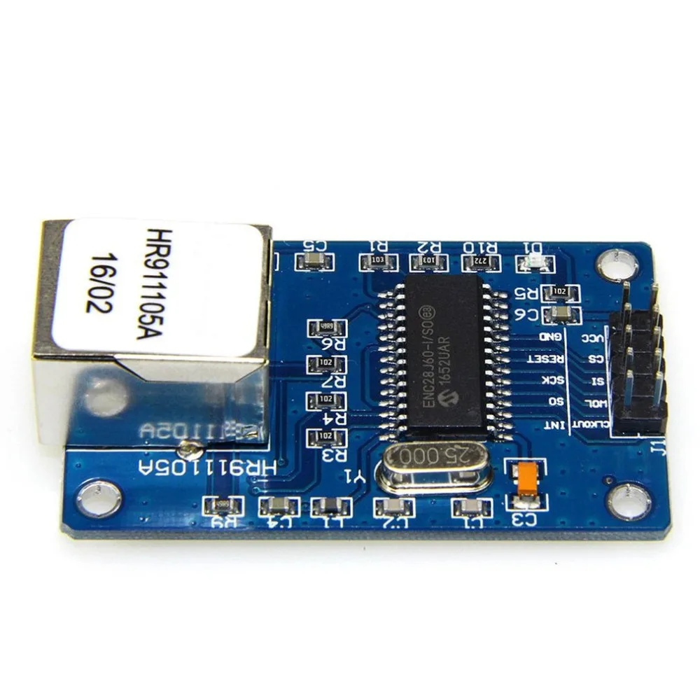 Мини ENC28J60 модуль веб-сервера Ethernet Щит Плата расширения для Arduino Nano v3.0 топ с слот