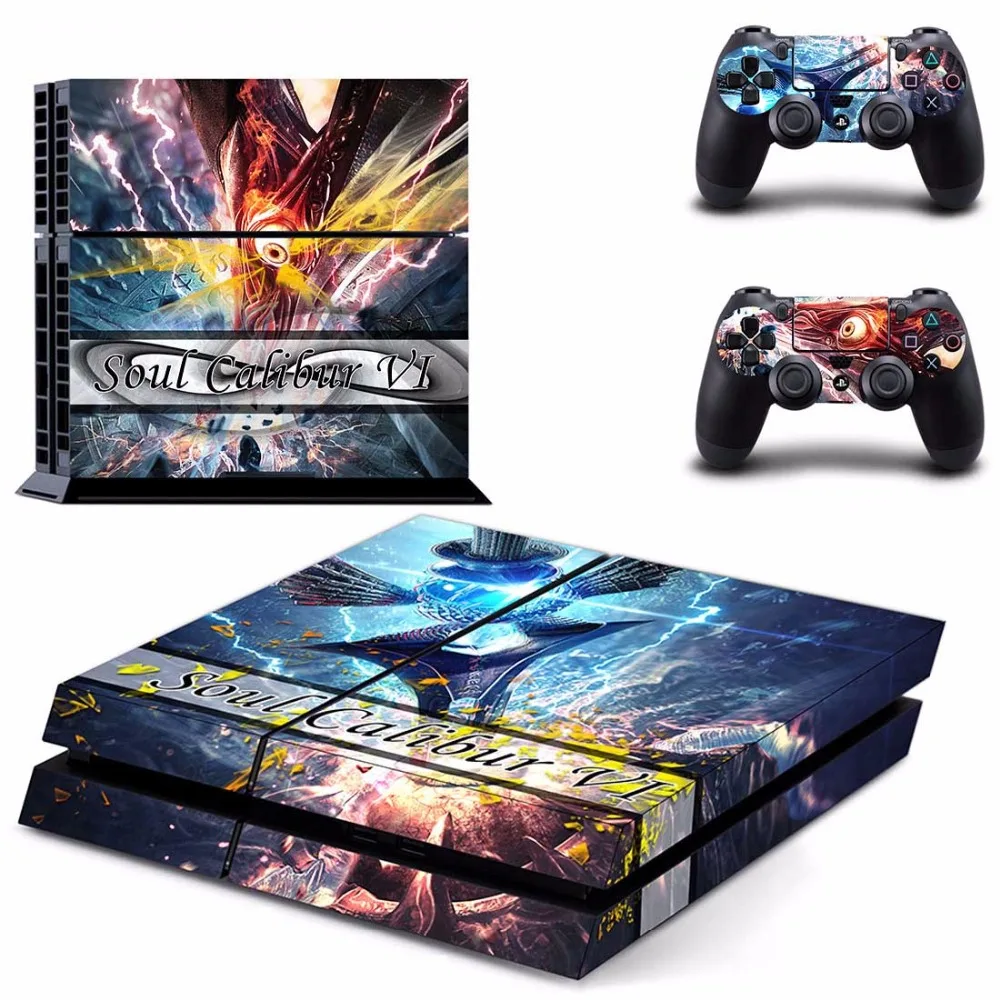 Soul Calibur VI Виниловая наклейка для PS4 консоли и контроллера Sony playstation 4|stickers for|stickers for