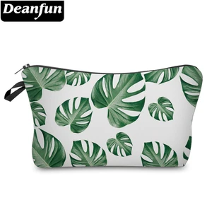 Сумочка для косметики женская Deanfun, с 3D-принтом листьев, 51292