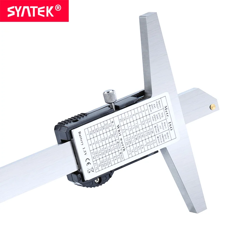 Syntek 0 200 мм 8 &quotСтандартный цифровой глубина Верньер Штангенциркуль Микрометр из