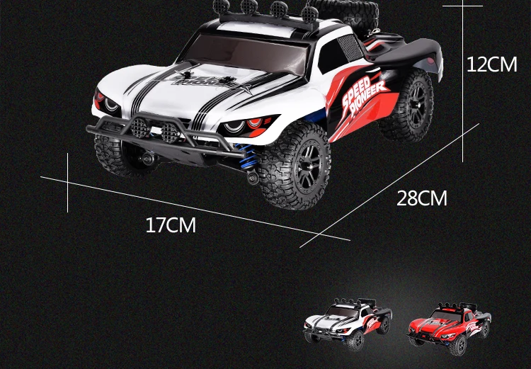 50 км/ч модель машинки RC 1/18 масштаб внедорожный 2,4 ГГц радиопульт дистанционного управления 4WD высокая скорость 30 mph, подарок для мальчика