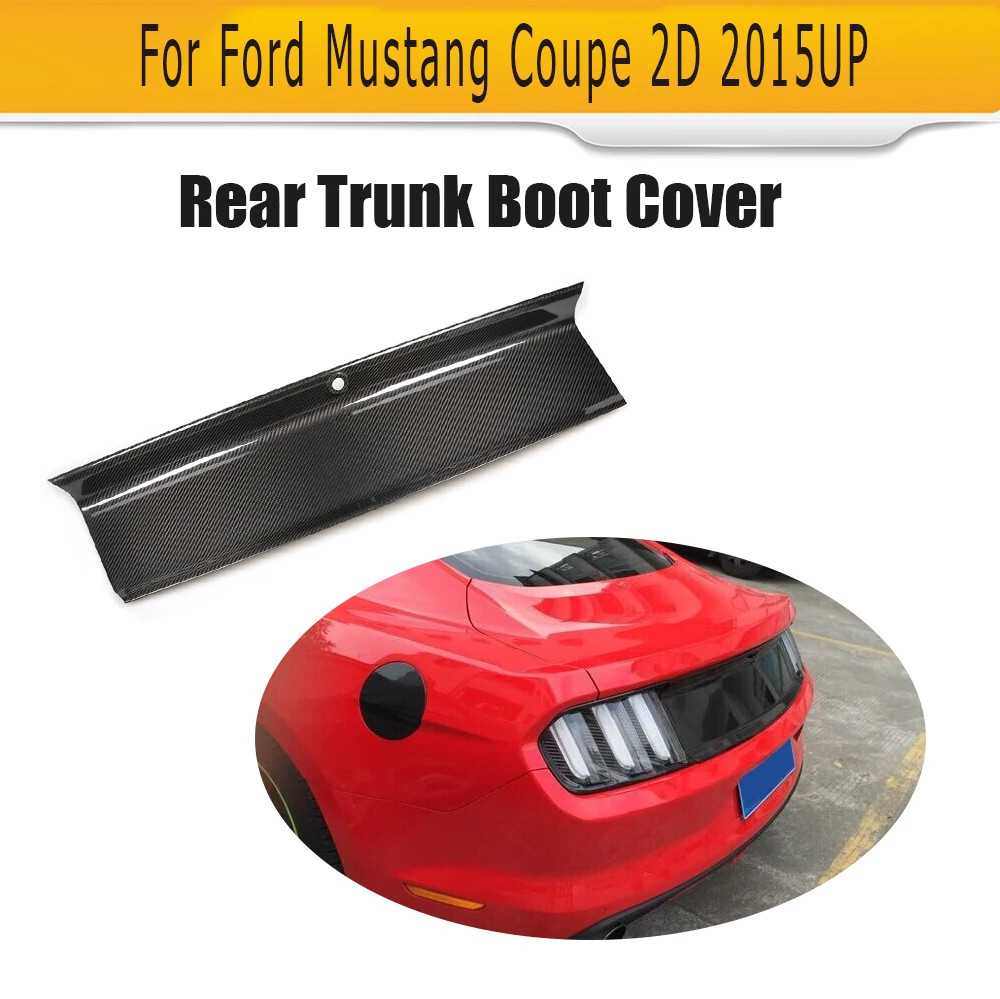 Заднее формование из углеродного волокна Накладка для багажника Ford Mustang Base Coupe