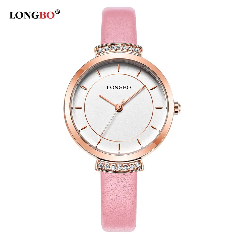 

2018 LONGBO Brand Elegance Women Watches Luxury Ladies Quartz Wristwatches Waterproof Leather Simple Casual Female Watch Gifts