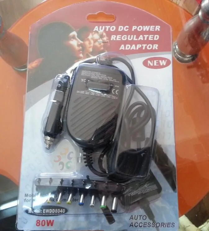 Универсальное автомобильное зарядное устройство с USB-портом 80 Вт светодиодный